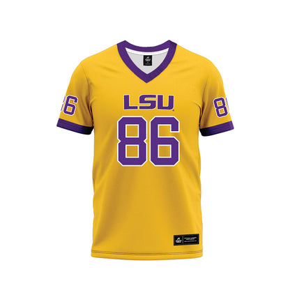 LSU - NCAA Football : Jabari Mack - Gold Premium Football Jersey-0