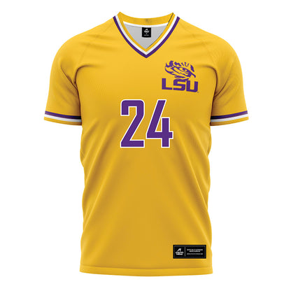 LSU - NCAA Women's Soccer : Kylee Rocha - Gold Soccer Jersey-0