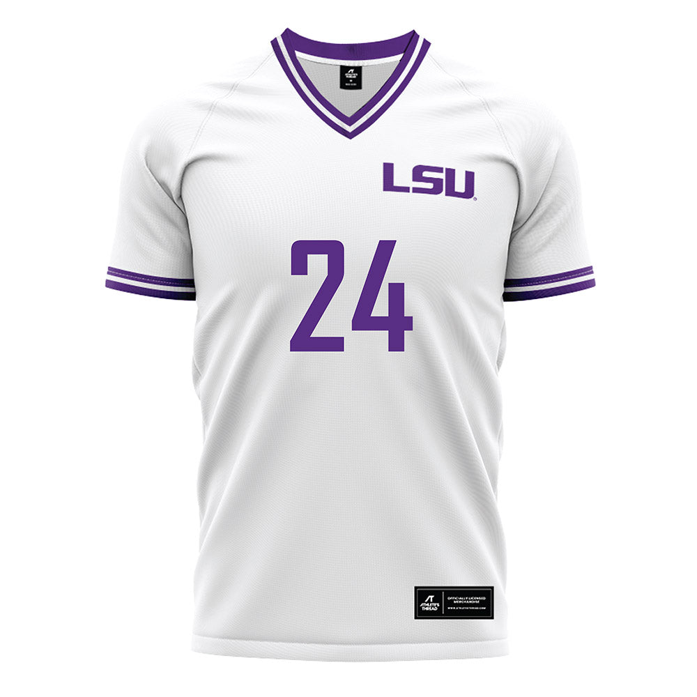 LSU - NCAA Women's Soccer : Kylee Rocha - White Soccer Jersey-0