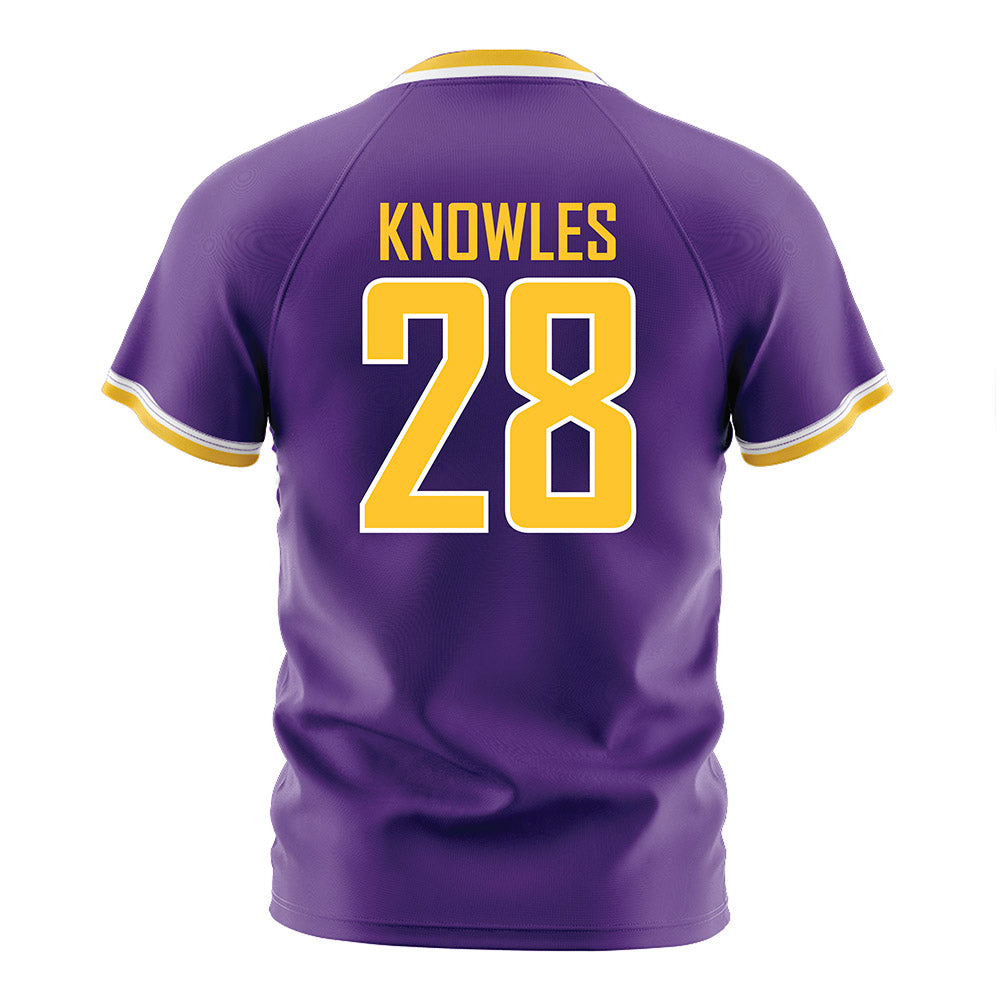 LSU - NCAA Women's Soccer : Brielyn Knowles - Purple Soccer Jersey-1