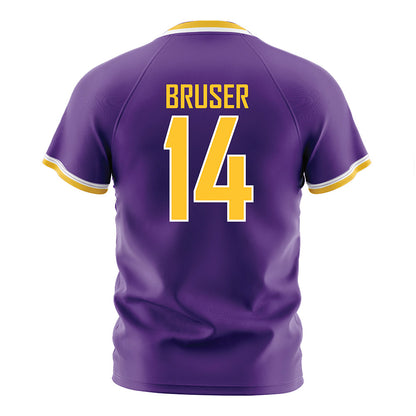 LSU - NCAA Women's Soccer : Annaleigh Bruser - Purple Soccer Jersey-1