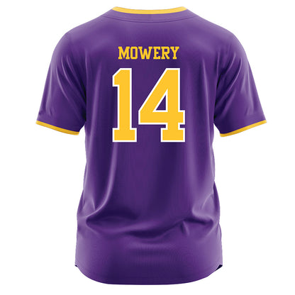 LSU - NCAA Softball : Ashlin Mowery - Purple Jersey-1