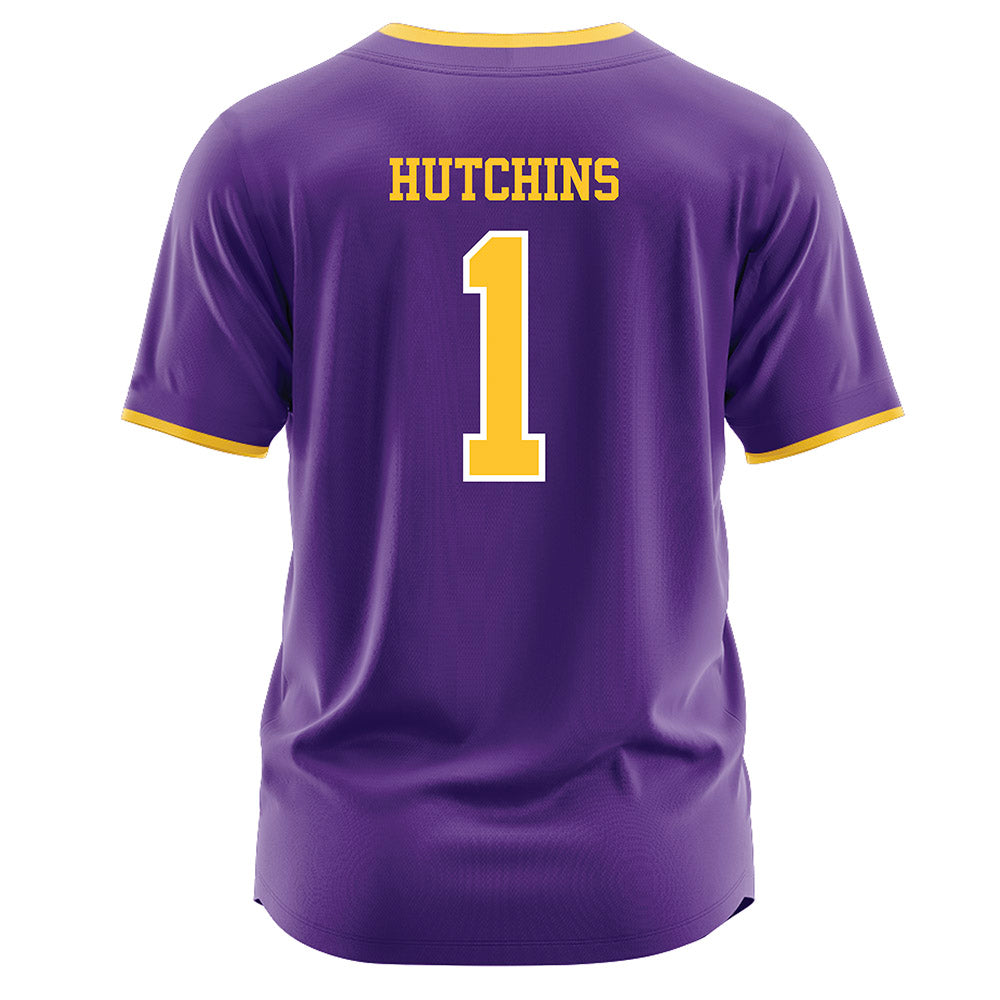 LSU - NCAA Softball : Ally Hutchins - Purple Jersey-1