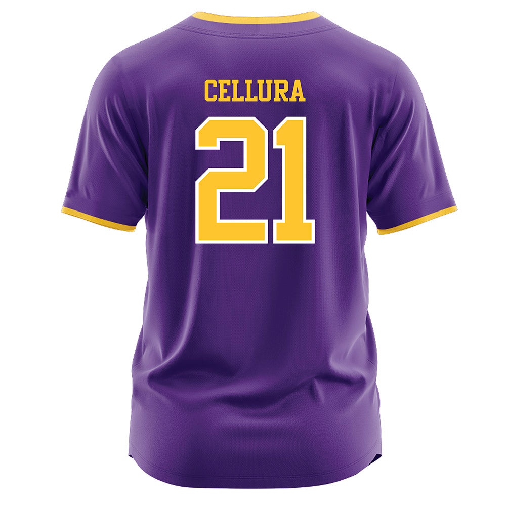 LSU - NCAA Softball : Cece Cellura - Purple Jersey-1