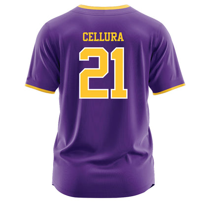 LSU - NCAA Softball : Cece Cellura - Purple Jersey-1