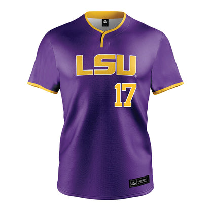LSU - NCAA Softball : Paytn Monticelli - Purple Jersey-0