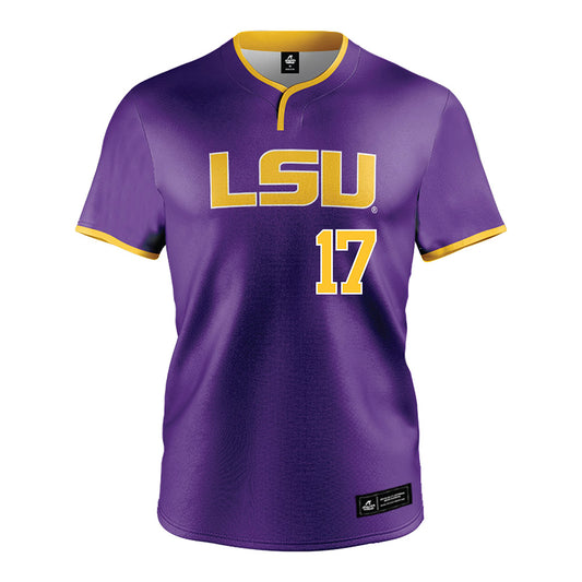 LSU - NCAA Softball : Paytn Monticelli - Purple Jersey-0