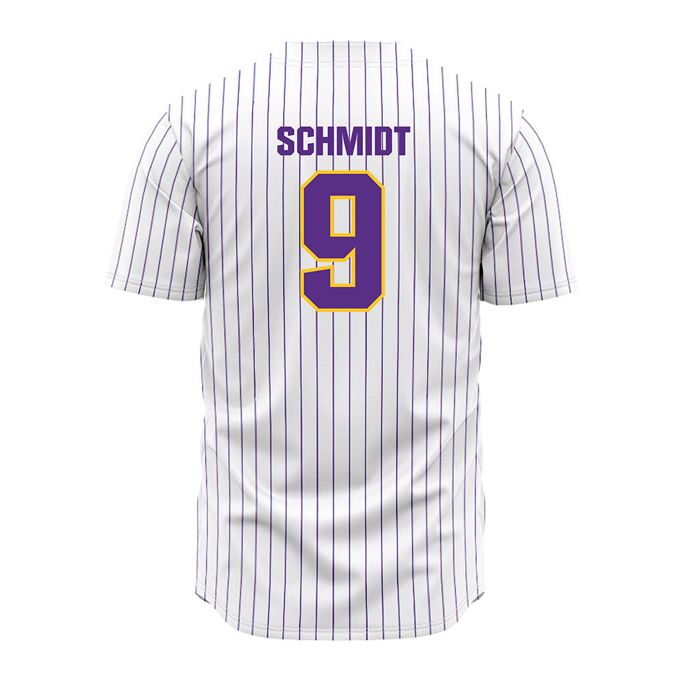 LSU - NCAA Baseball : William Schmidt - White Jersey-1