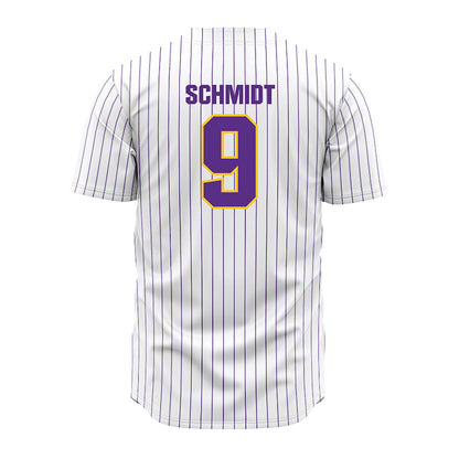LSU - NCAA Baseball : William Schmidt - White Jersey-1