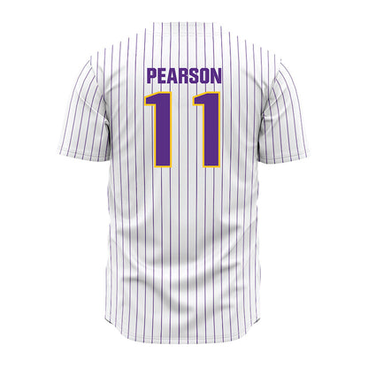 LSU - NCAA Baseball : Josh Pearson - White Jersey-1