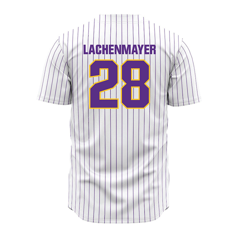 LSU - NCAA Baseball : Danny Lachenmayer - White Jersey-1