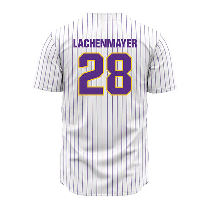 LSU - NCAA Baseball : Danny Lachenmayer - White Jersey-1
