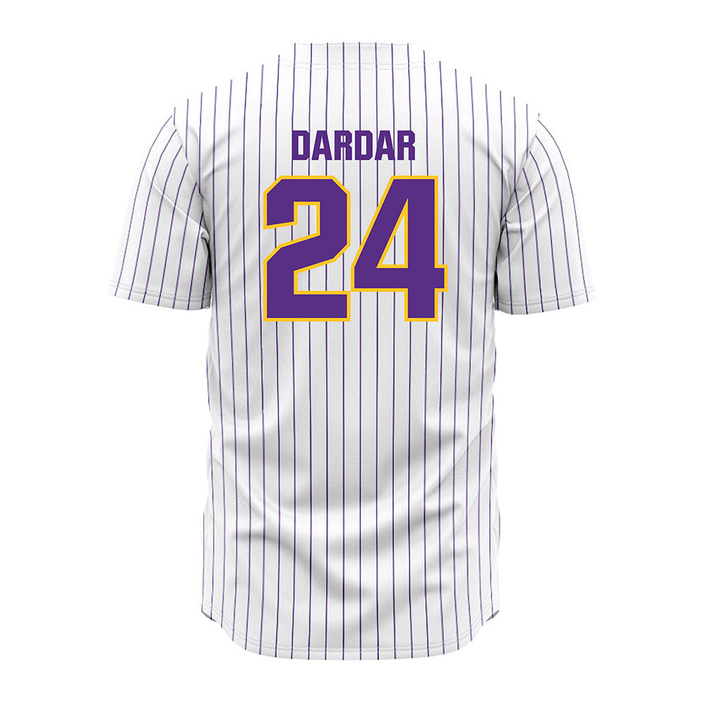 LSU - NCAA Baseball : Seth Dardar - White Jersey-1