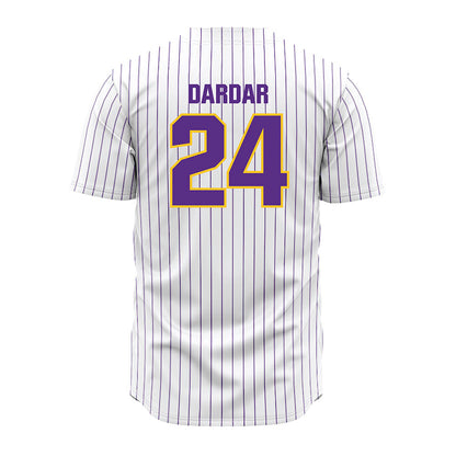 LSU - NCAA Baseball : Seth Dardar - White Jersey-1