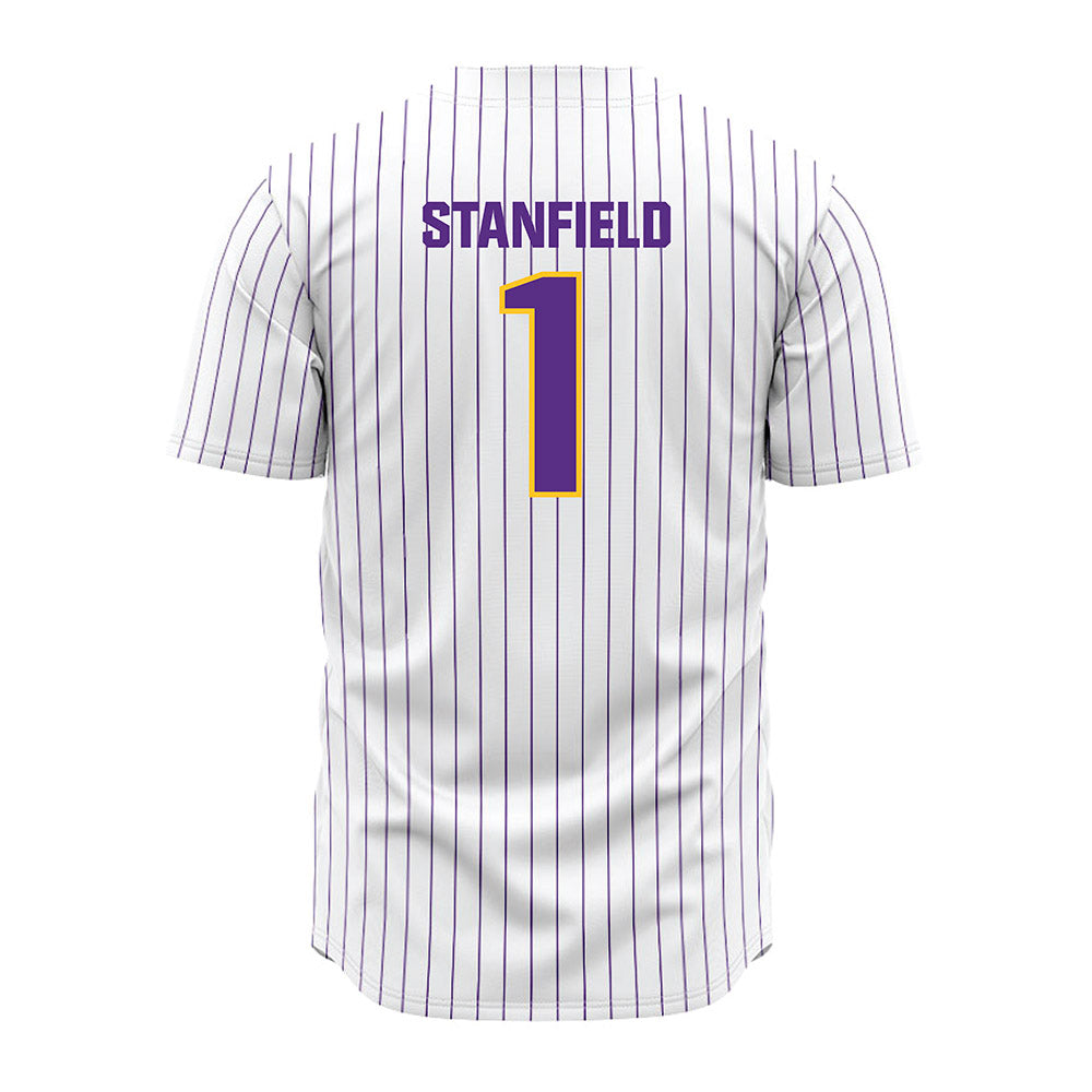 LSU - NCAA Baseball : Chris Stanfield - White Jersey-1