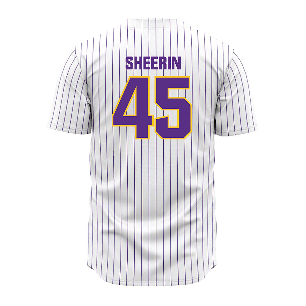 LSU - NCAA Baseball : Deven Sheerin - White Jersey-1