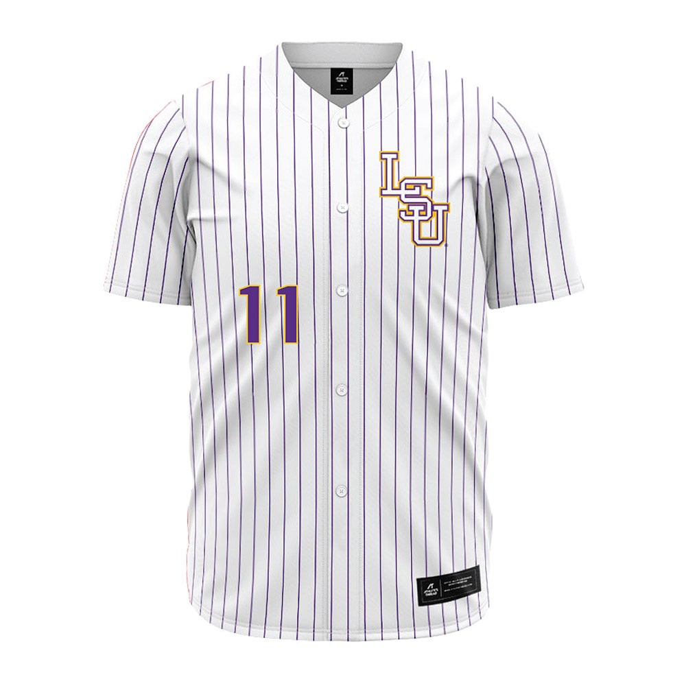 LSU - NCAA Baseball : Josh Pearson - White Jersey-0