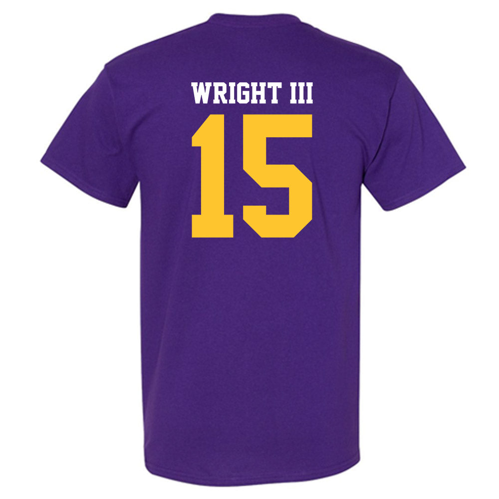 LSU - NCAA Football : Phillip Wright III - Sports Shersey T-Shirt-1