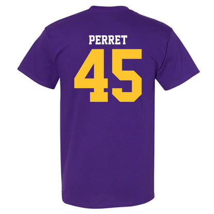 LSU - NCAA Football : Sean Perret - Sports Shersey T-Shirt-1