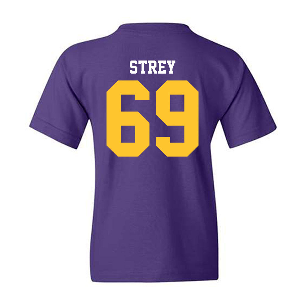 LSU - NCAA Football : Darrin Strey - Sports Shersey Youth T-Shirt-1