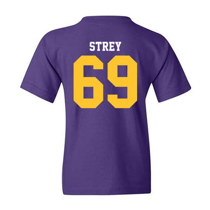 LSU - NCAA Football : Darrin Strey - Sports Shersey Youth T-Shirt-1