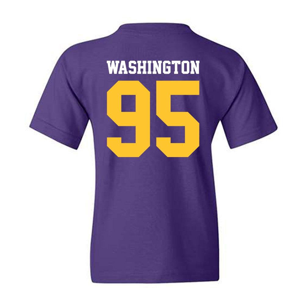 LSU - NCAA Football : Shone Washington - Sports Shersey Youth T-Shirt-1