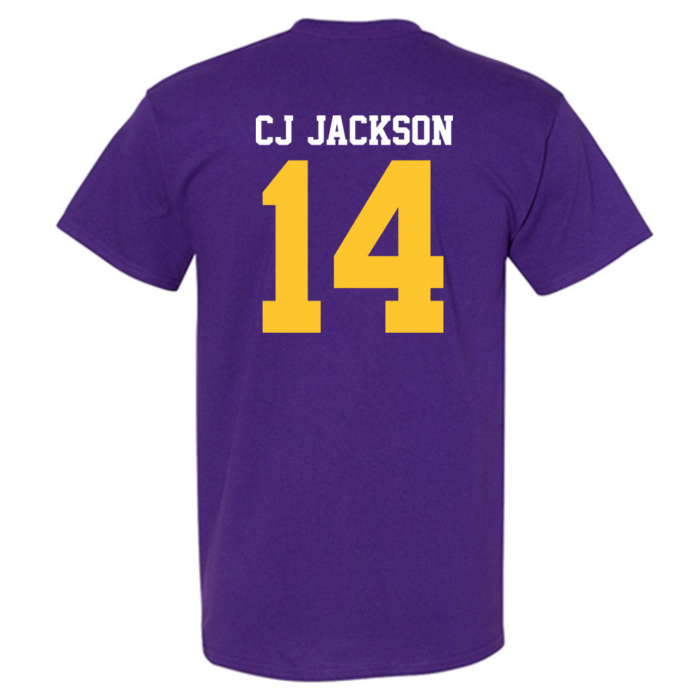 LSU - NCAA Football : Christopher "CJ" Jackson - Sports Shersey T-Shirt-1