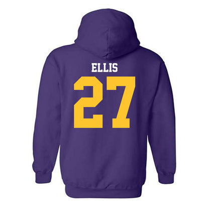 LSU - NCAA Football : Dezyrian Ellis - Sports Shersey Hooded Sweatshirt-1