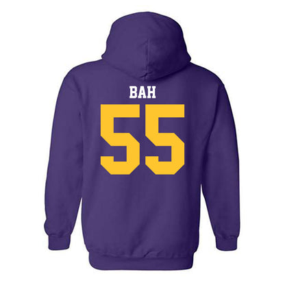 LSU - NCAA Football : Aliou Bah - Sports Shersey Hooded Sweatshirt-1