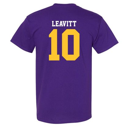LSU - NCAA Football : Sam Leavitt - Sports Shersey T-Shirt-1