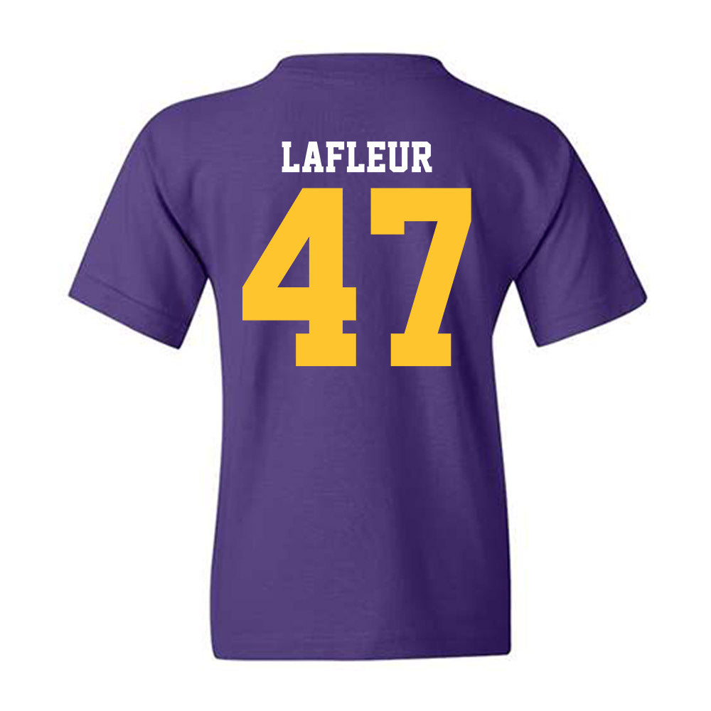 LSU - NCAA Football : JD LaFleur - Sports Shersey Youth T-Shirt-1