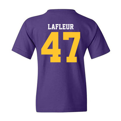 LSU - NCAA Football : JD LaFleur - Sports Shersey Youth T-Shirt-1