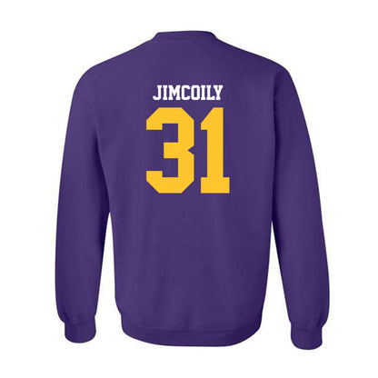 LSU - NCAA Football : CJ Jimcoily - Sports Shersey Crewneck Sweatshirt-1