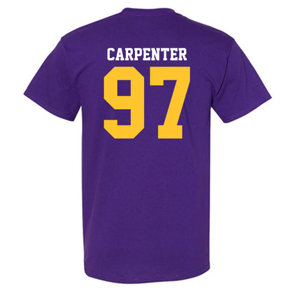 LSU - NCAA Football : Dylan Carpenter - Sports Shersey T-Shirt-1
