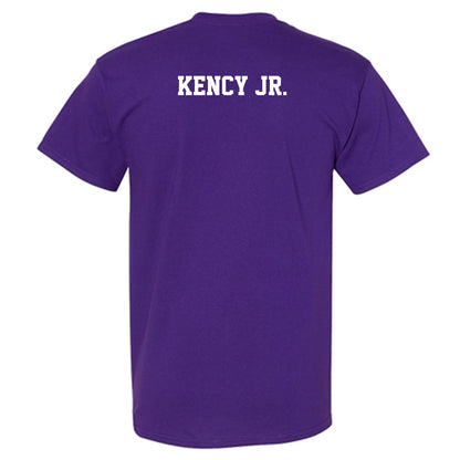 LSU - NCAA Football : David Kency Jr. - Sports Shersey T-Shirt-1
