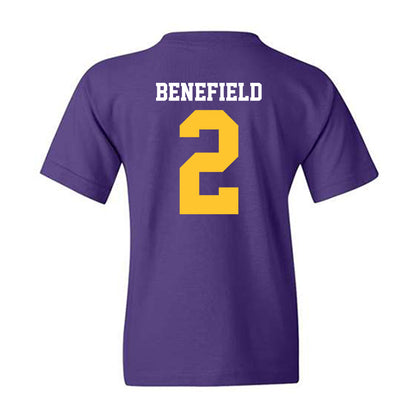 LSU - NCAA Football : Ty Benefield - Sports Shersey Youth T-Shirt-1