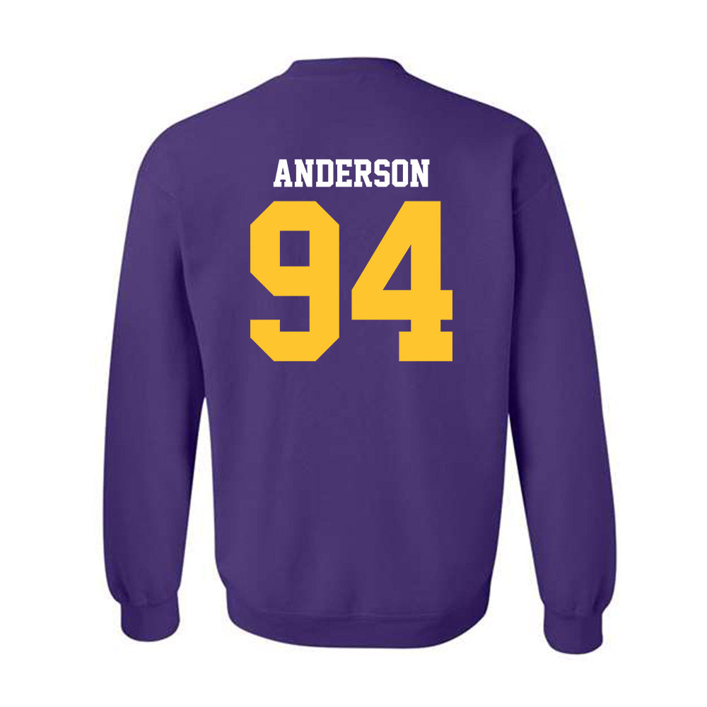 LSU - NCAA Football : Richard Anderson - Sports Shersey Crewneck Sweatshirt-1