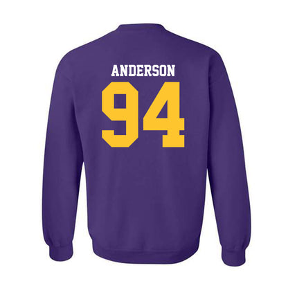 LSU - NCAA Football : Richard Anderson - Sports Shersey Crewneck Sweatshirt-1