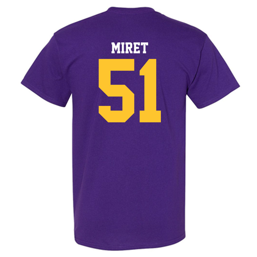 LSU - NCAA Football : Ryan Miret - Sports Shersey T-Shirt-1