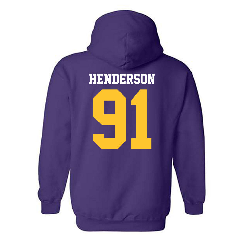 LSU - NCAA Football : Trenton Henderson - Sports Shersey Hooded Sweatshirt-1