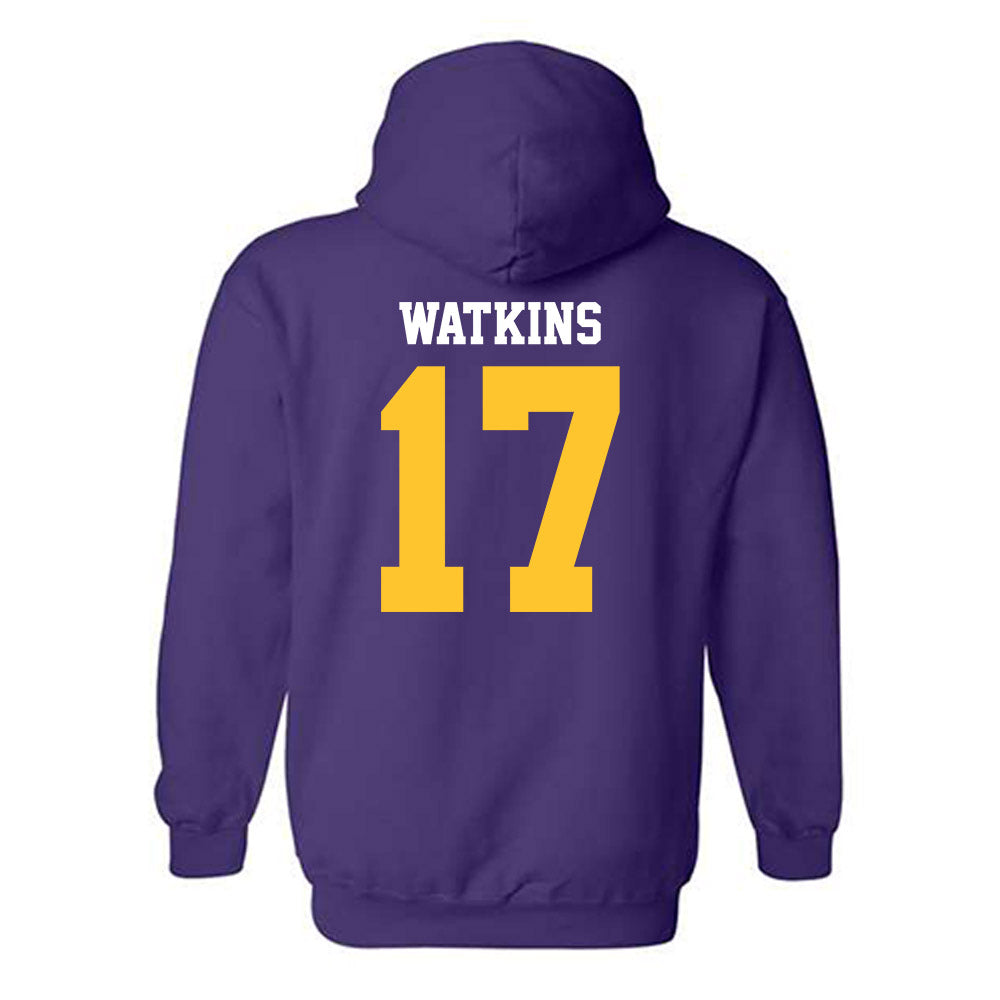 LSU - NCAA Football : Winston Watkins - Sports Shersey Hooded Sweatshirt-1
