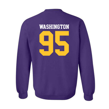 LSU - NCAA Football : Shone Washington - Sports Shersey Crewneck Sweatshirt-1