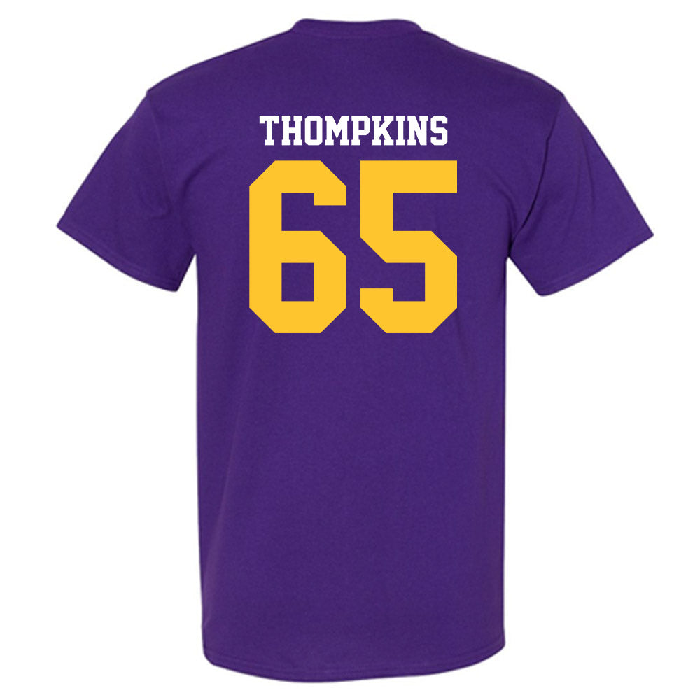 LSU - NCAA Football : Sean Thompkins - Sports Shersey T-Shirt-1