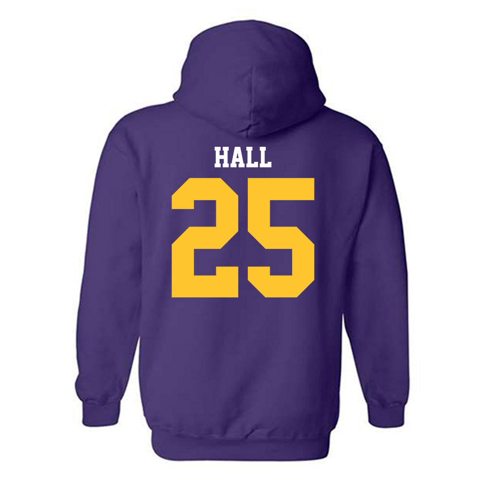 LSU - NCAA Football : Aiden Hall - Sports Shersey Hooded Sweatshirt-1