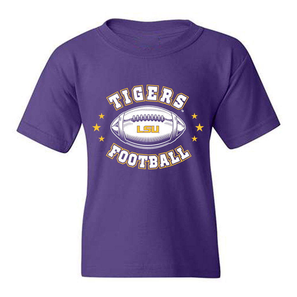 LSU - NCAA Football : Aliou Bah - Sports Shersey Youth T-Shirt-0