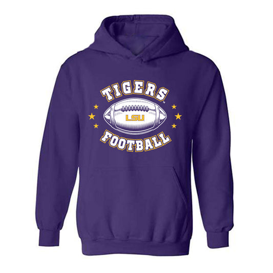 LSU - NCAA Football : Darrin Strey - Sports Shersey Hooded Sweatshirt-0