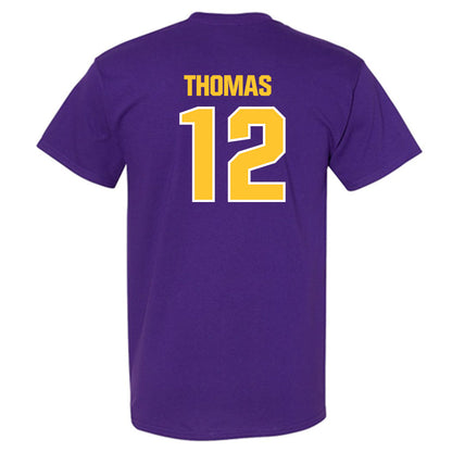 LSU - NCAA Football : Malachi Thomas - Sports Shersey T-Shirt-1