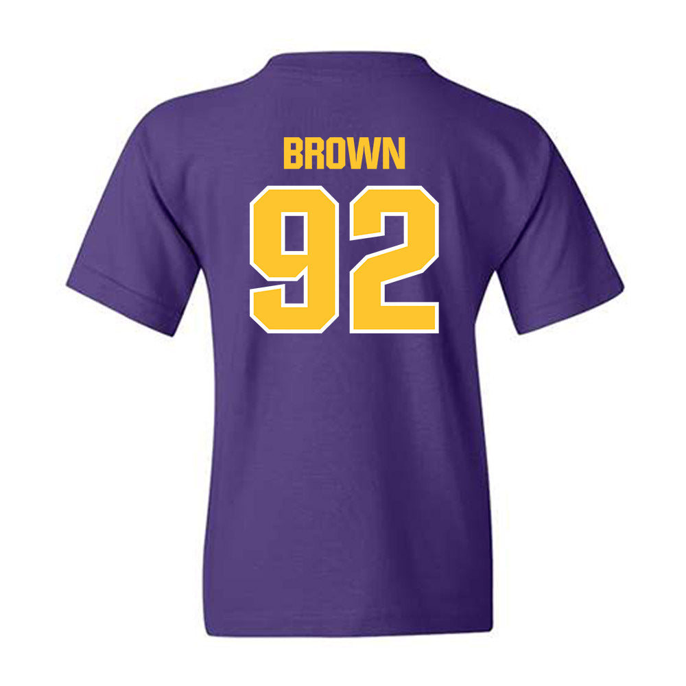 LSU - NCAA Football : Brandon Brown - Sports Shersey Youth T-Shirt-1