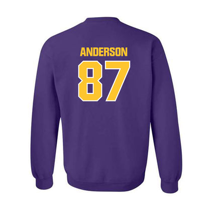 LSU - NCAA Football : JC Anderson - Sports Shersey Crewneck Sweatshirt-1