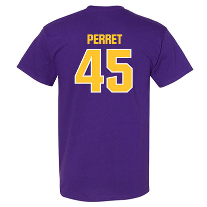 LSU - NCAA Football : Sean Perret - Sports Shersey T-Shirt-1